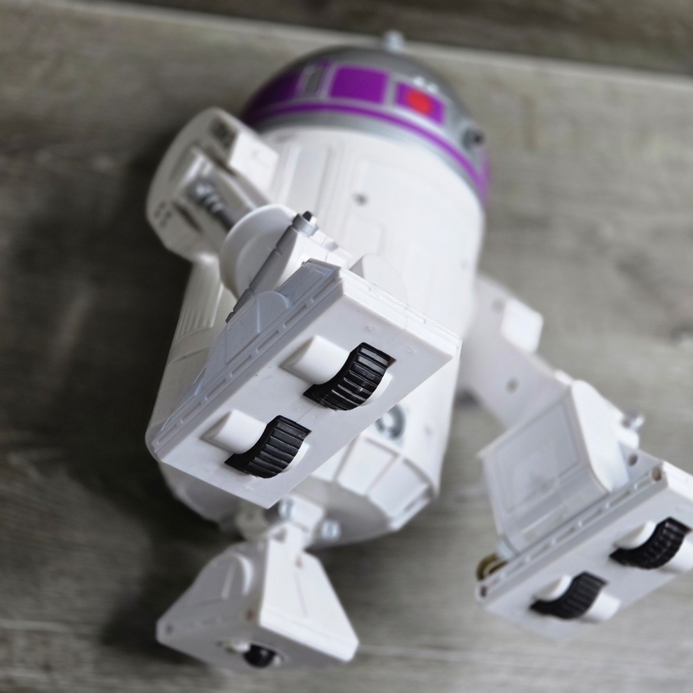 Disney Star Wars R2 Unit Purple White Droid Depot Tested w/ Remote & Bag - Picture 13 of 17